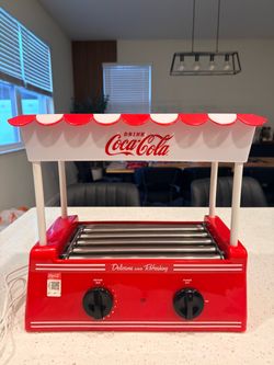 Nostalgia Coca-Cola Hot Dog Roller and Bun Warmer