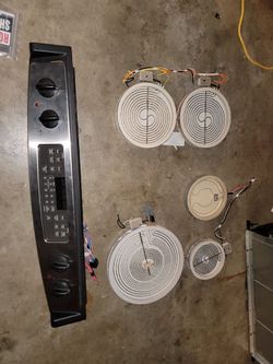 Samsung profile over burners and control panel