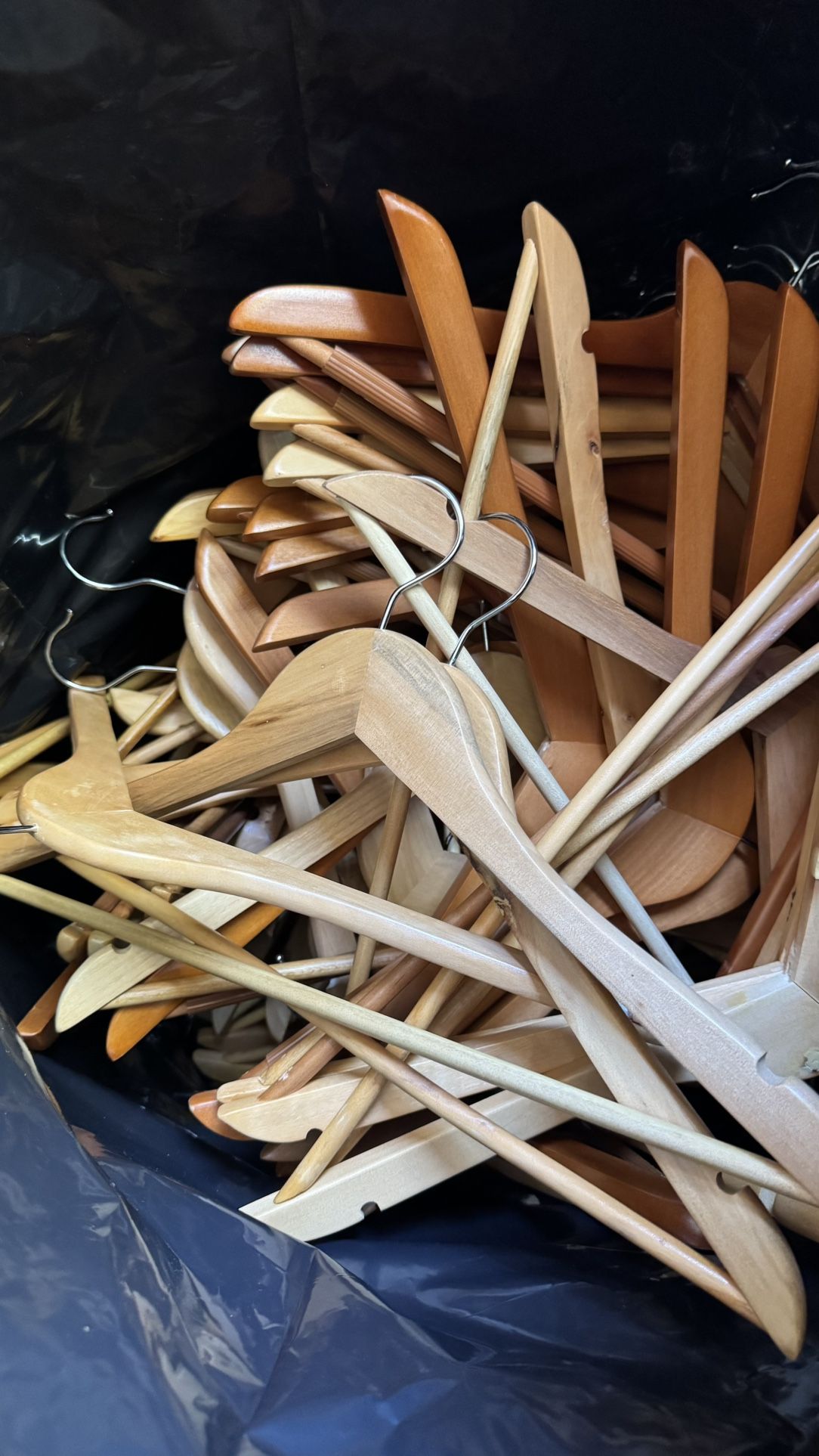 Wood Hangers 150 Approx.