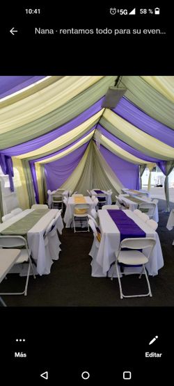 Canopy 20x40 With Draping 
