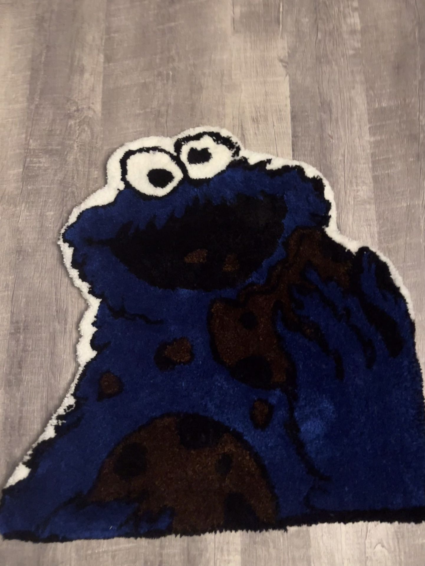 Wonky Cookie Monster Rug