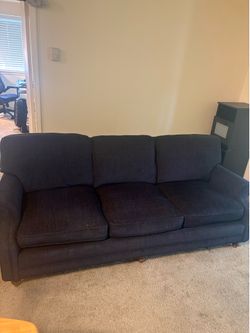 Blue couch - Brandywine