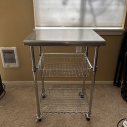 Metal Seville Classics Utility Kitchen Cart