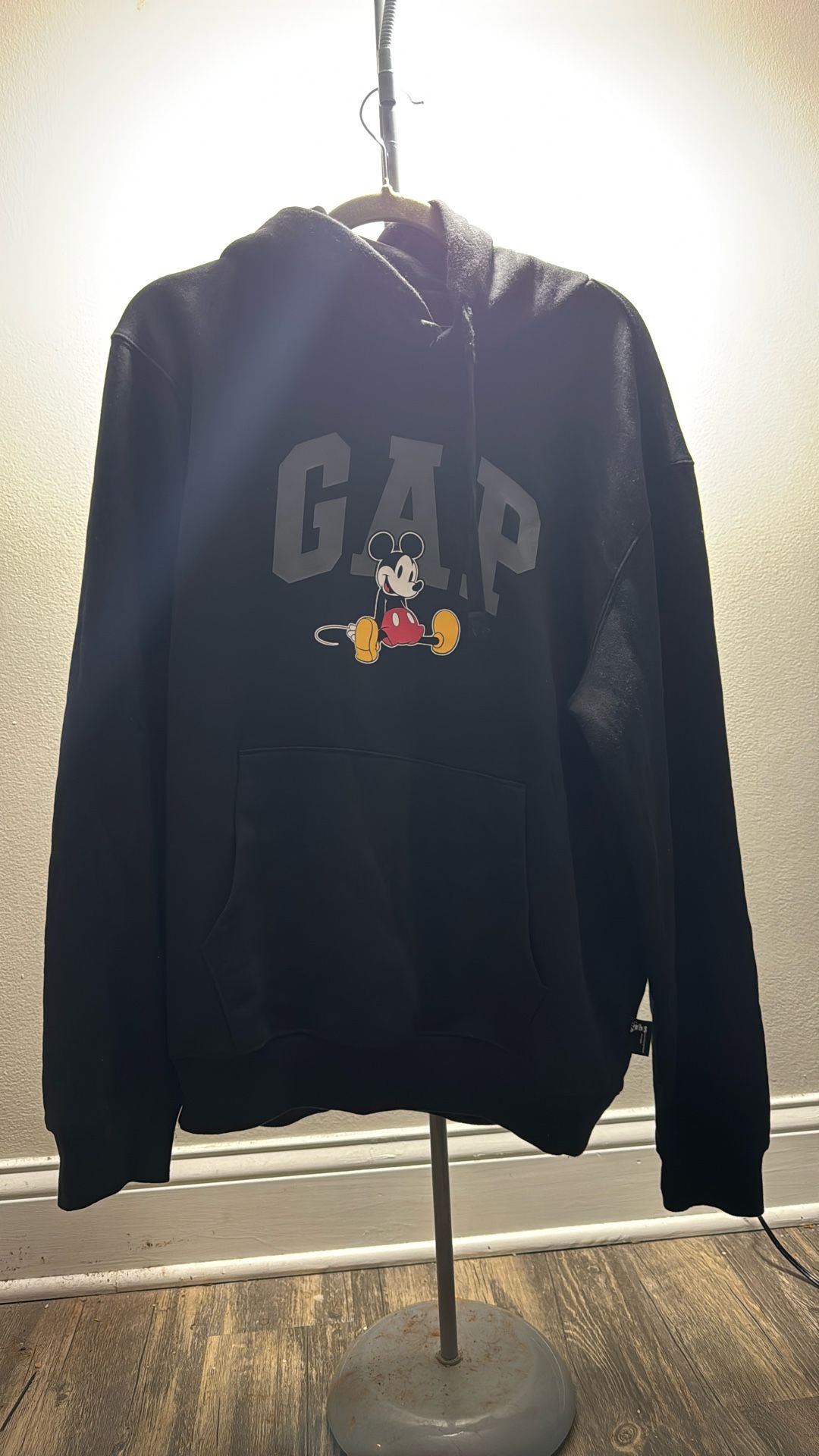 Disney × Mickey Mouse Relaxed Logo Hoodie