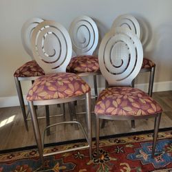 Ethan Allen Radius Counter Height Stools And Dining Chair