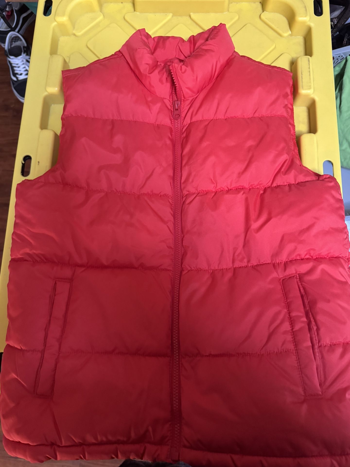 Kids Size 10/12 Like New Old Navy Orange Puffer Vest