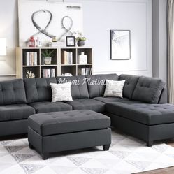 Sectional With Ottoman /// Financing Available 