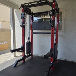Vesta Pro Series 2in1 Squat Rack | Functional Trainer | 400lb Weight Stack | Commercial Grade | Gym Equipment | FREE DELIVERY🚚 🔴Plus SALES TAX 💲
