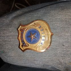 Gold "Special Police" Star Badge – Costume/Prop – Antelope