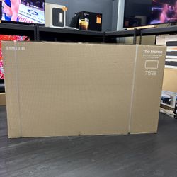 Samsung 75 inch the frame 4K QLED TV smart brand new sealed