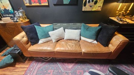 Poly & Bark Essex Leather Sofa