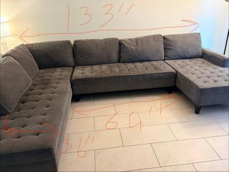Sectional Grey Sofa