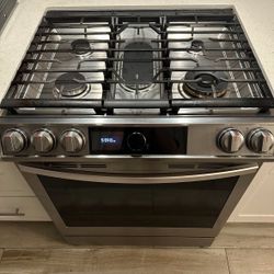 Stainless Steel Stove 30 in Multifunctional Convection Oven With Air Fryer