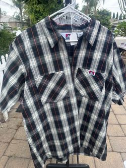 Ben Davis Plaid Short Sleeve Shirt XL