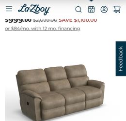 La-Z-Boy reclining sofa