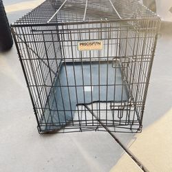 Wire Dog Crate collapsible large used 25 bucks
