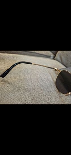 Bvlgari Gold Frame Aviator womens Sunglasses