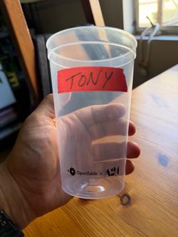 Anthony Bourdain Tony Movie A24 cup