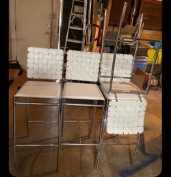 Bar stools 29 inch by 14 inch wide