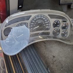 '05 GMC Yukon Denali Speedometer Gauge Cluster, Transmission Temperature 7 Gauge Part