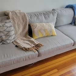 Joybird Preston Grand Sofa – Cream/Ivory | Mid-Century Modern