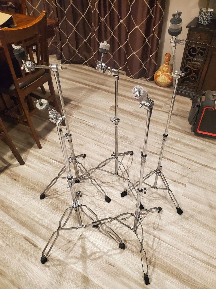Lightweight Boom and Straight Cymbal Stands for Sale in Riverside, CA