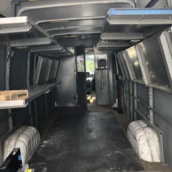 Sprinter 02-06 folding shelves 