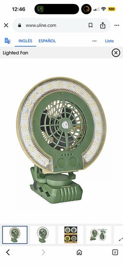 New! Lighted Fan!