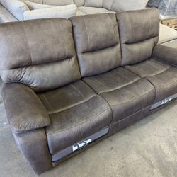 Barcalounger fabric best sale reclining sofa