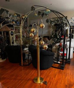 Vintage MCM Robert Sonneman style waterfall floor lamp