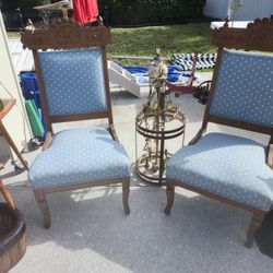 Pair Of Antique Chairs From New Orleans