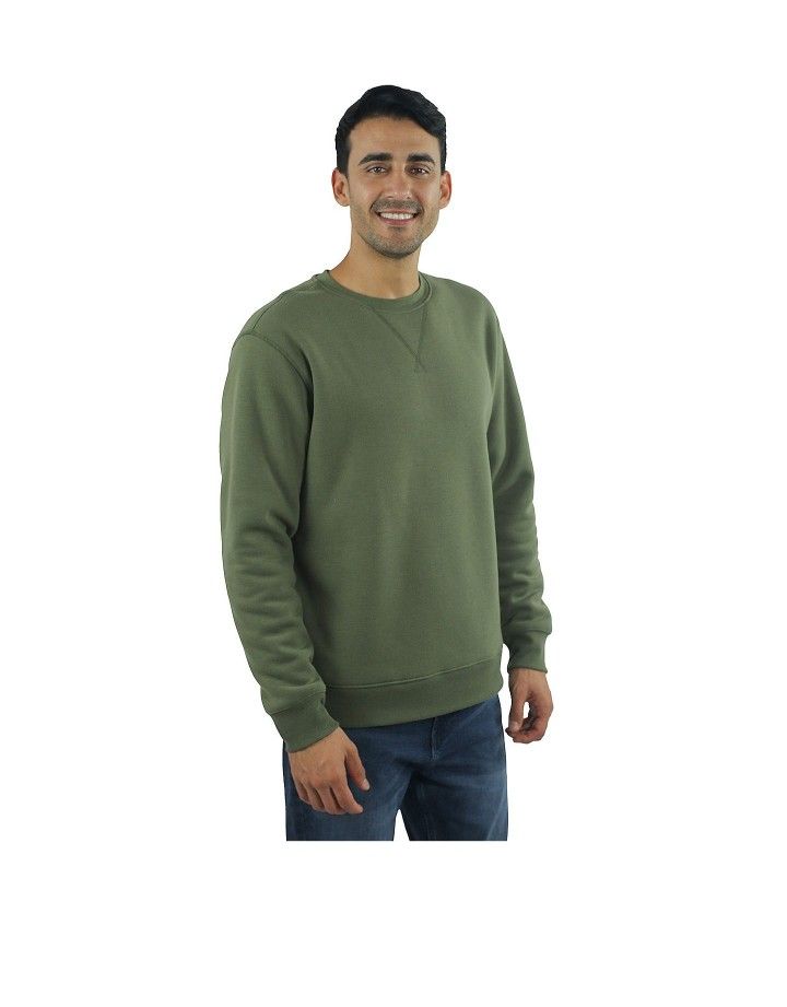 Mens sherpa-lined sweatshirt size M new