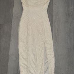 Small Windsor maxi dress with slit