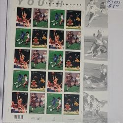 12 U.S SOUVENIR SHEET STAMPS, MNH (SEE DESC.)