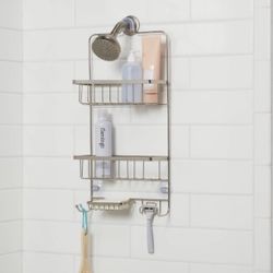Made By Design™ Nickel Finish Shower Caddy