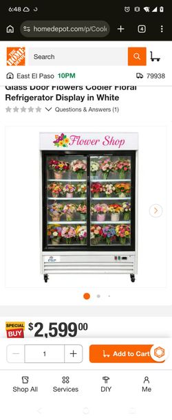 New floral refrigerator cooler in packaging 43 degrees