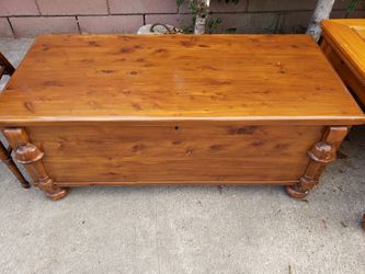 Beautiful Wood Ottoman