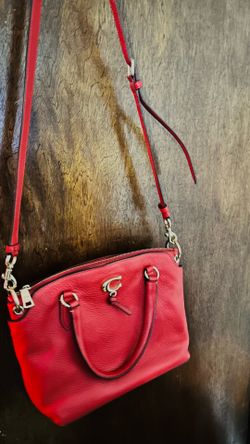 Red And Gold Coach Bag
