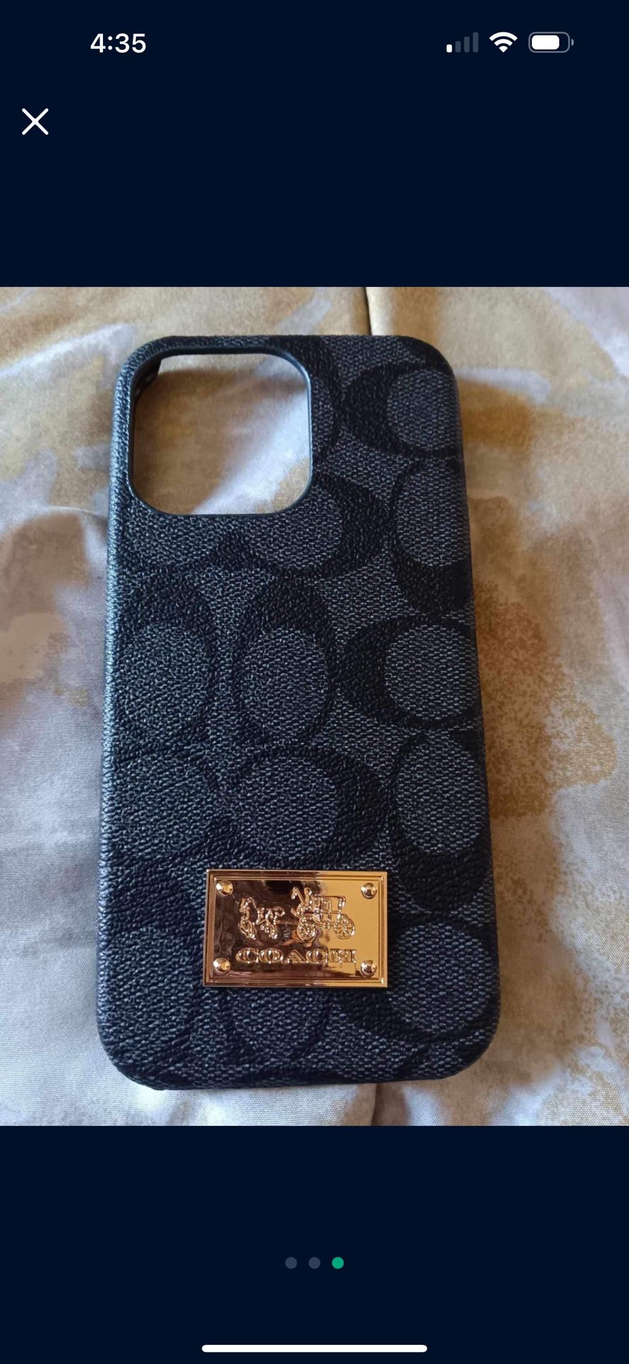 Brand New Coach I Phone 15 Pro Max Case