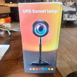 ♥️♥️ UFO Sunset Lamp brand new, never used♥️♥️