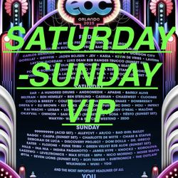 EDC Orlando 2025 (** SATURDAY/ SUNDAY VIP ONLY**)