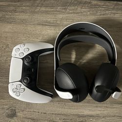 Ps5 Sony Headset And Controller