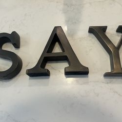 Letter Decor
