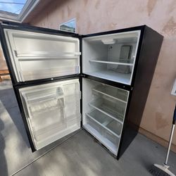Black Whirlpool Refrigerator 
