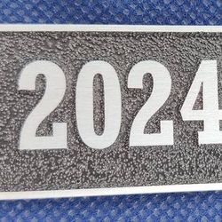 2024 Plaque Magnet 2 inches x 1 inch 