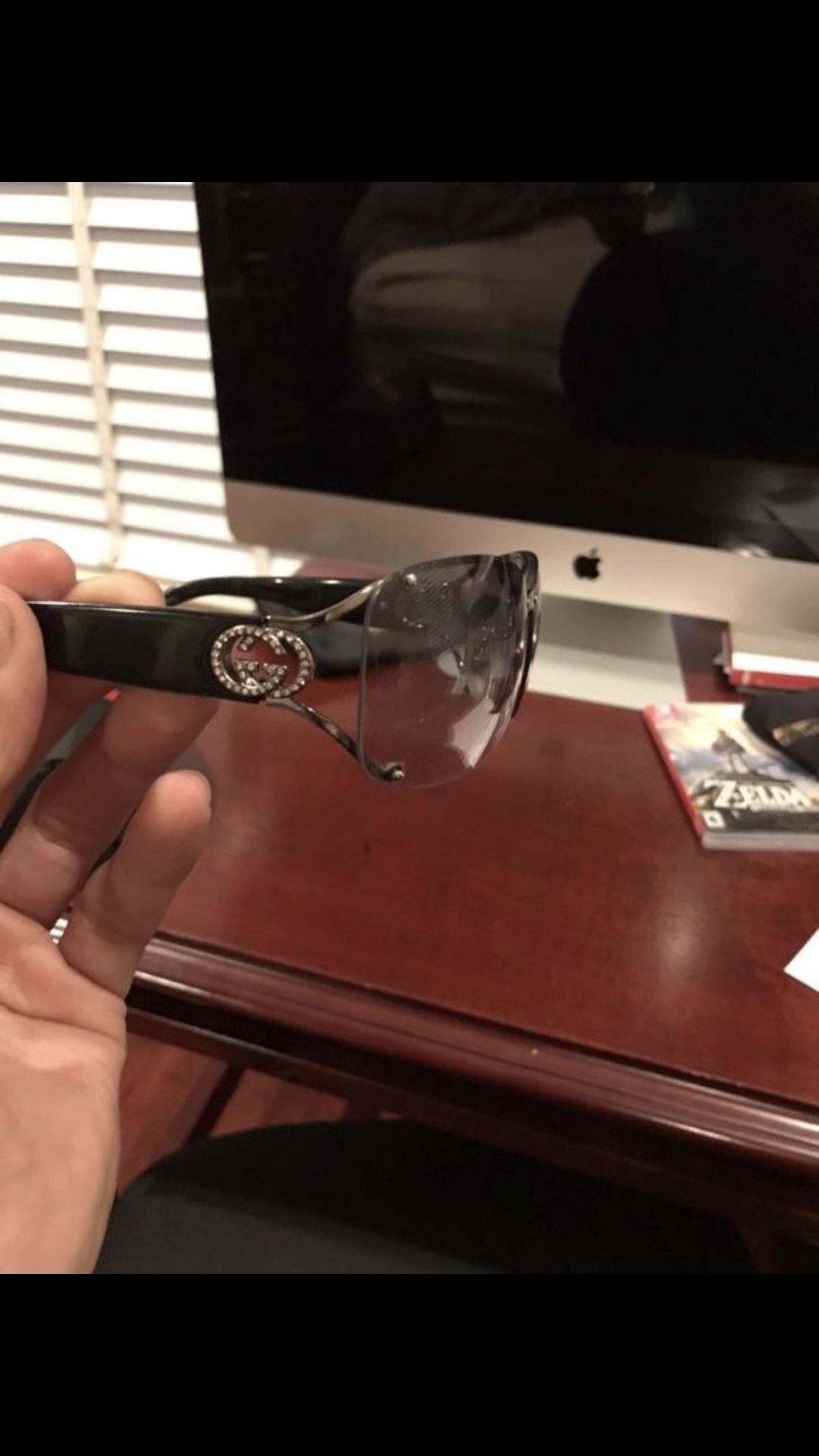 Gucci sunglasses with Nordstrom receipt