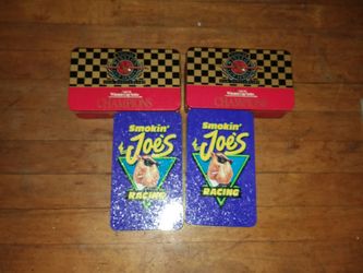 4 collectable tins with unopened matches