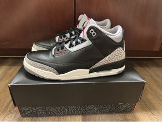 Air Jordan Retro 3 Black Cement