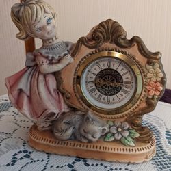 Vintage West Germany Porcelain Clock