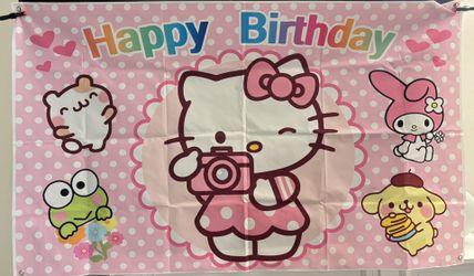 Hello kitty Birthday party decor